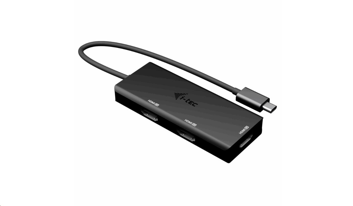 i-tec USB-C Triple 4K HDMI Video Adapter, Power Delivery 100W C31TRIPLE4KHDMIPD I-Tec