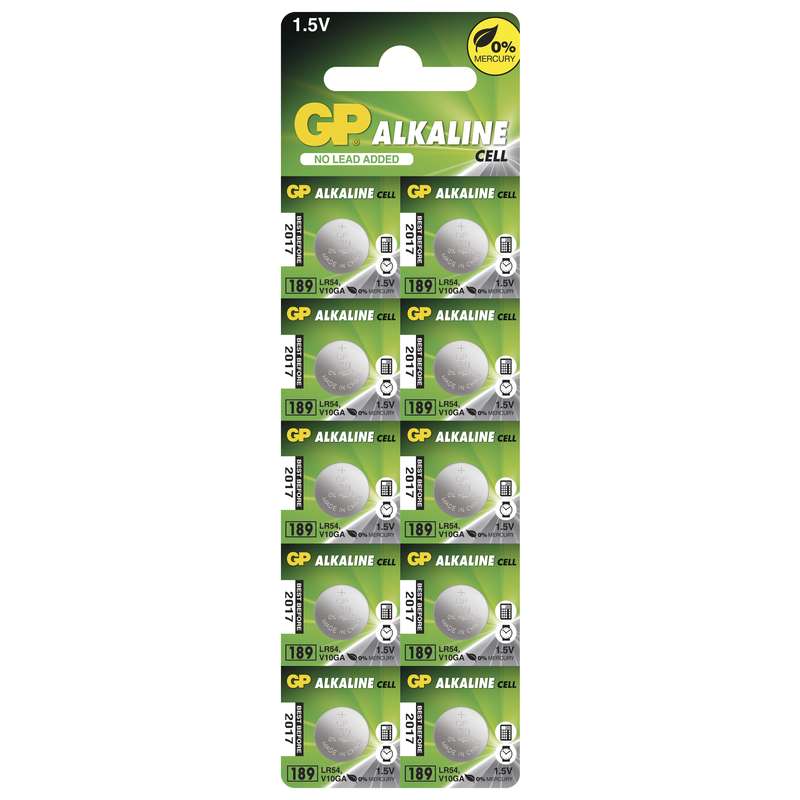 Alkalická batéria GP 189 - 10ks 1041018910 GP Batteries