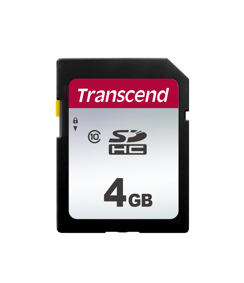 Karta TRANSCEND SDHC 4GB 300S, trieda 10 (R:20/W:10 MB/s) TS4GSDC300S Transcend