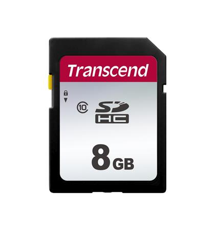 Karta TRANSCEND SDHC 8 GB 300S, trieda 10 (R:20/W:10 MB/s) TS8GSDC300S Transcend