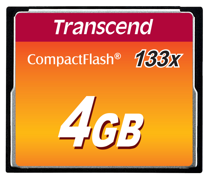 TRANSCEND Compact Flash 4GB (133x) TS4GCF133 Transcend