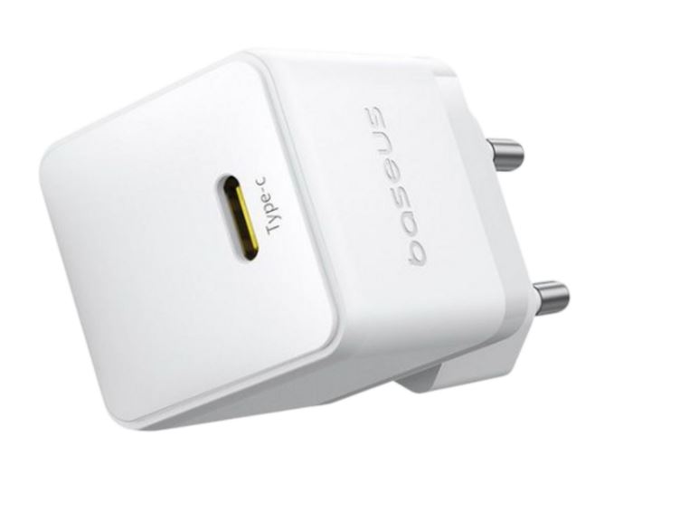 Baseus Rýchlonabíjačka do siete Palm 30W USB-C PD QC 3.0 biela 6932172672768 NoName