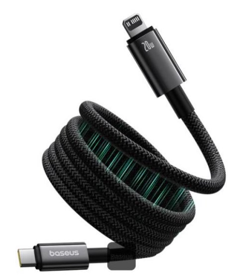 Baseus Magnetický nabíjací kábel Tungsten USB-C/Lightning 1m 20W čierny 6932172662356 NoName