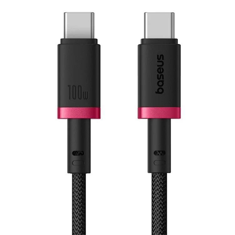 Baseus Rýchlonabíjací kábel Dura USB-C/USB-C 1m 100W červeno čierny 6932172669829 NoName