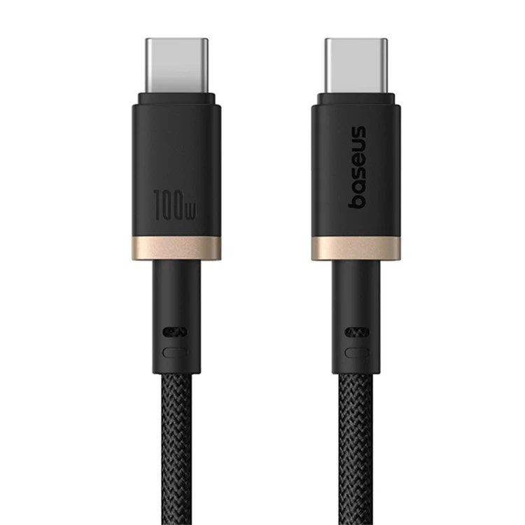 Baseus Rýchlonabíjací kábel Dura USB-C/USB-C 2m 100W čierno zlatý 6932172669843 NoName