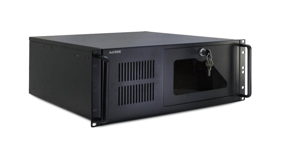 serverová skriňa 1stCOOL IPC 4U-450, 19" Rack Black, bez zdroja napájania 1stCool