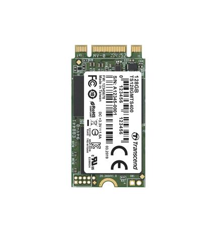 TRANSCEND SSD 400S 256GB, M.2 2242,PCIe Gen3x4, NVMe, 3D TLC, bez DRAM TS256GMTE400S Transcend