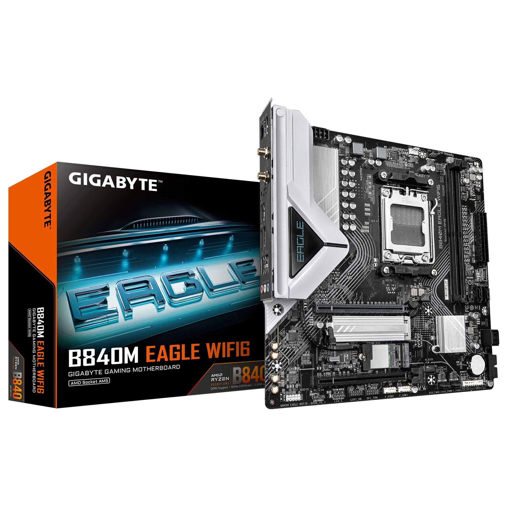 GIGABYTE B840M EAGLE WIFI6/AM5/mATX Gigabyte