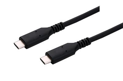 Kábel C-TECH USB 4.0, Type-C (CM/CM), PD 100 W, 40 Gbps, 0,5 m, čierny CB-USB4-05B C-Tech