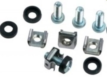 TRITON, montážna sada, 4 skrutky M6, 4 plávajúce matice, 4 plastové podložky RAX-MS-X19-X1 Triton