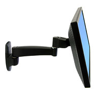 ERGOTRON 200 Series Wall Mount Arm, 1 Extension - nástěnný držák, max. 38" LCD 45-233-200 Ergotron