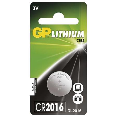 GP CR2016 - 1 ks 1042201611 GP Batteries