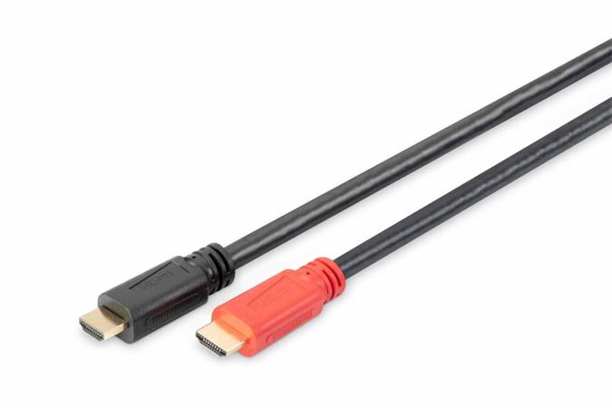 Digitus propojovací kabel s Aktivním zesílením HDMI High Speed Ethernet Ultra HD 24p, 15M AK-330118-150-S
