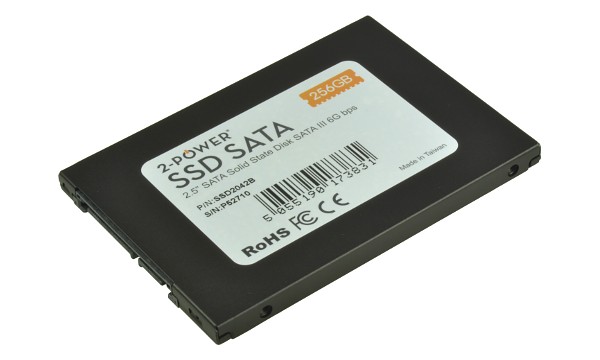 2-Power SSD 256GB 2.5" SATA III 6Gbps (Read 500MB/s, Write500MB/s) 3 YEARS WARANTY SSD2042B
