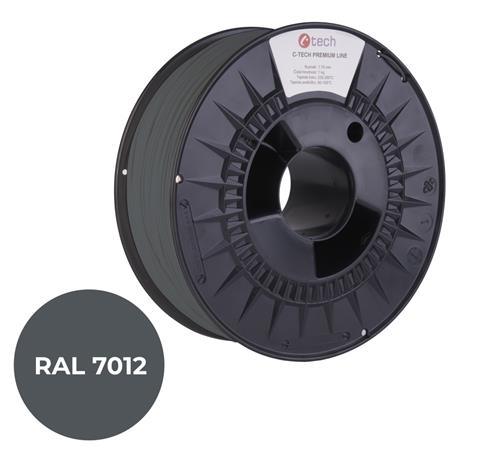 C-TECH tisková struna PREMIUM LINE ( filament ) , ASA, čedičová šedá, RAL7012, 1,75mm, 1kg 3DF-P-ASA1.75-7012 C-Tech