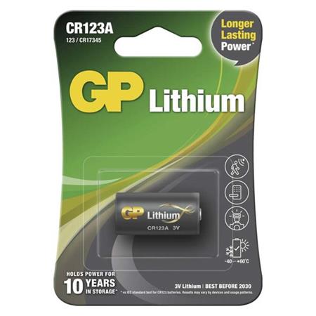 GP Lithiová baterie CR123A 1022000114 GP Batteries