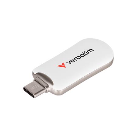 VERBATIM Plectra 256GB USB-C 3.2 Gen 1 bílá 30230 Verbatim