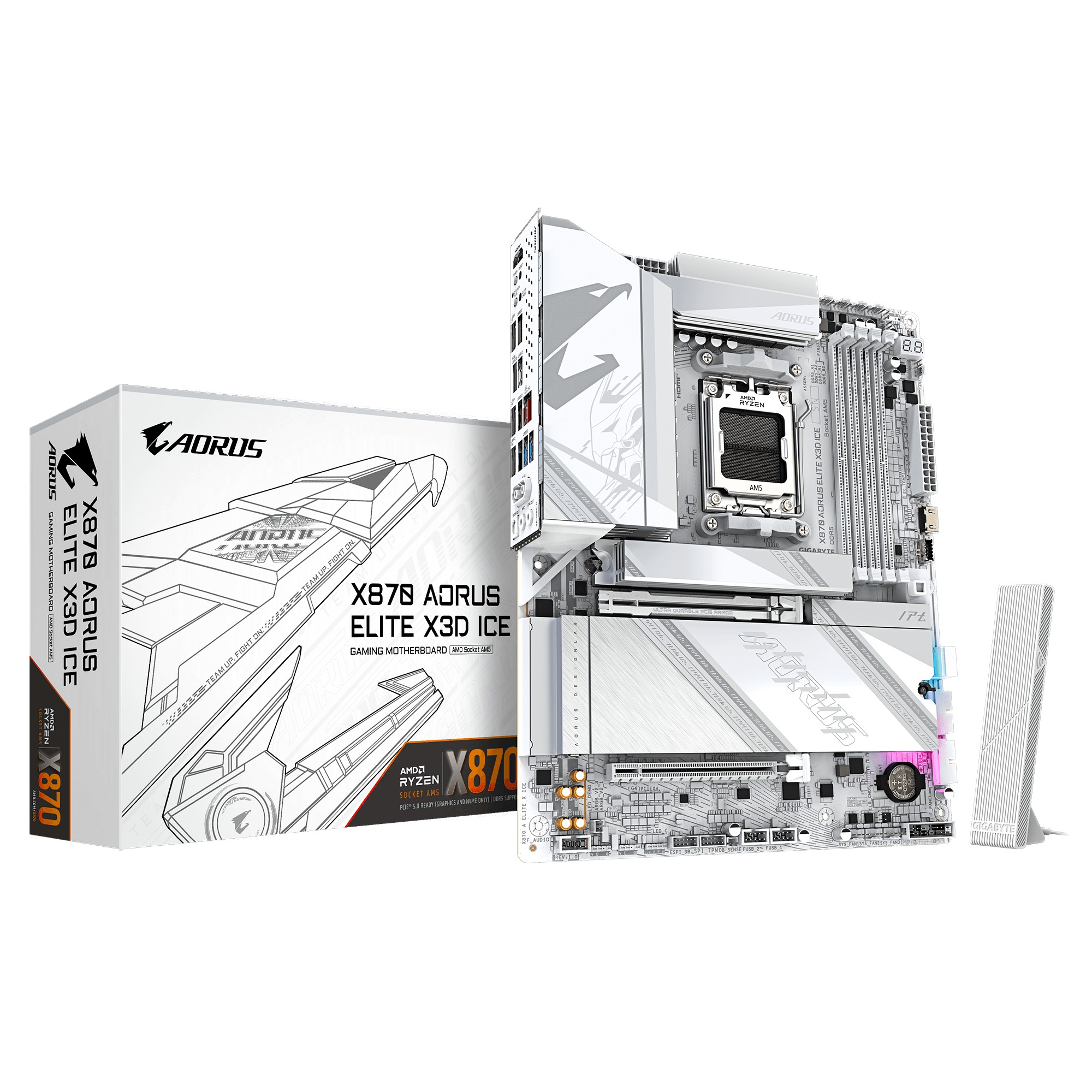 GIGABYTE X870 AORUS ELITE X3D ICE/AM5/ATX X870 A ELITE X ICE Gigabyte