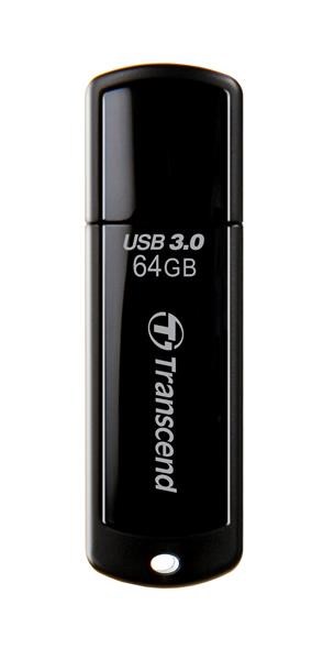 TRANSCEND Flash disk 64GB JetFlash®700, USB 3.0 (R:80/W:25 MB/s) čierna TS64GJF700 Transcend