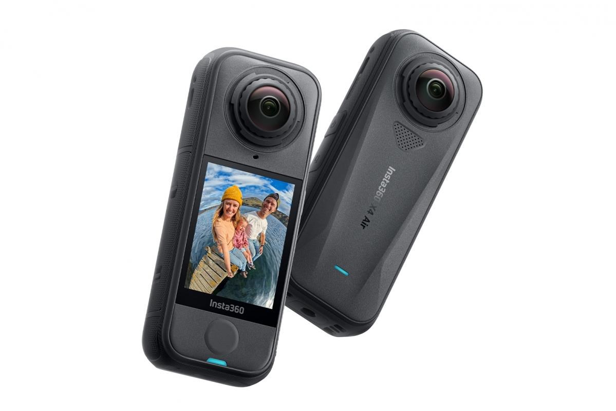 Insta360 X4 Air Starter Bundle akční kamera, Černá, 8K / 30fps, 4K/ až 60fps, 6osý gyroskop, 360°, Active HDR, vodotěsná INST761