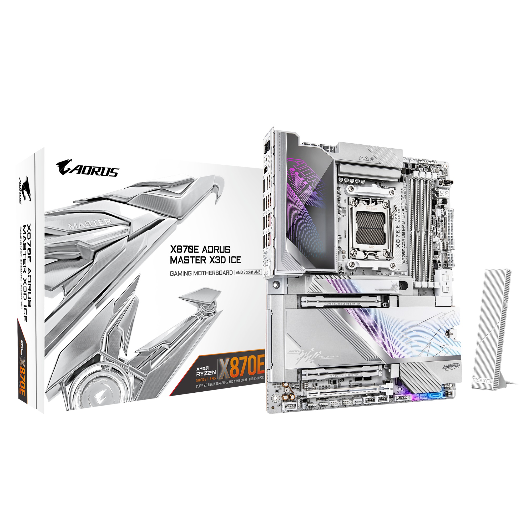 GIGABYTE X870E AORUS MASTER X3D ICE/AM5/ATX X870E A MASTER X ICE Gigabyte