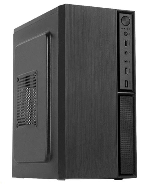 Eurocase MC MF-320B, skrinka mATX, 2xUSB3.0 + USB-C čierna MC MF-320B-C