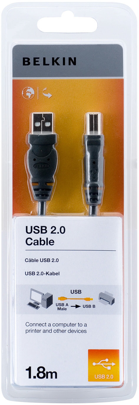 BELKIN USB 2.0 kábel A-B, rad štandard, 1.8 m F3U154bt1.8M Belkin