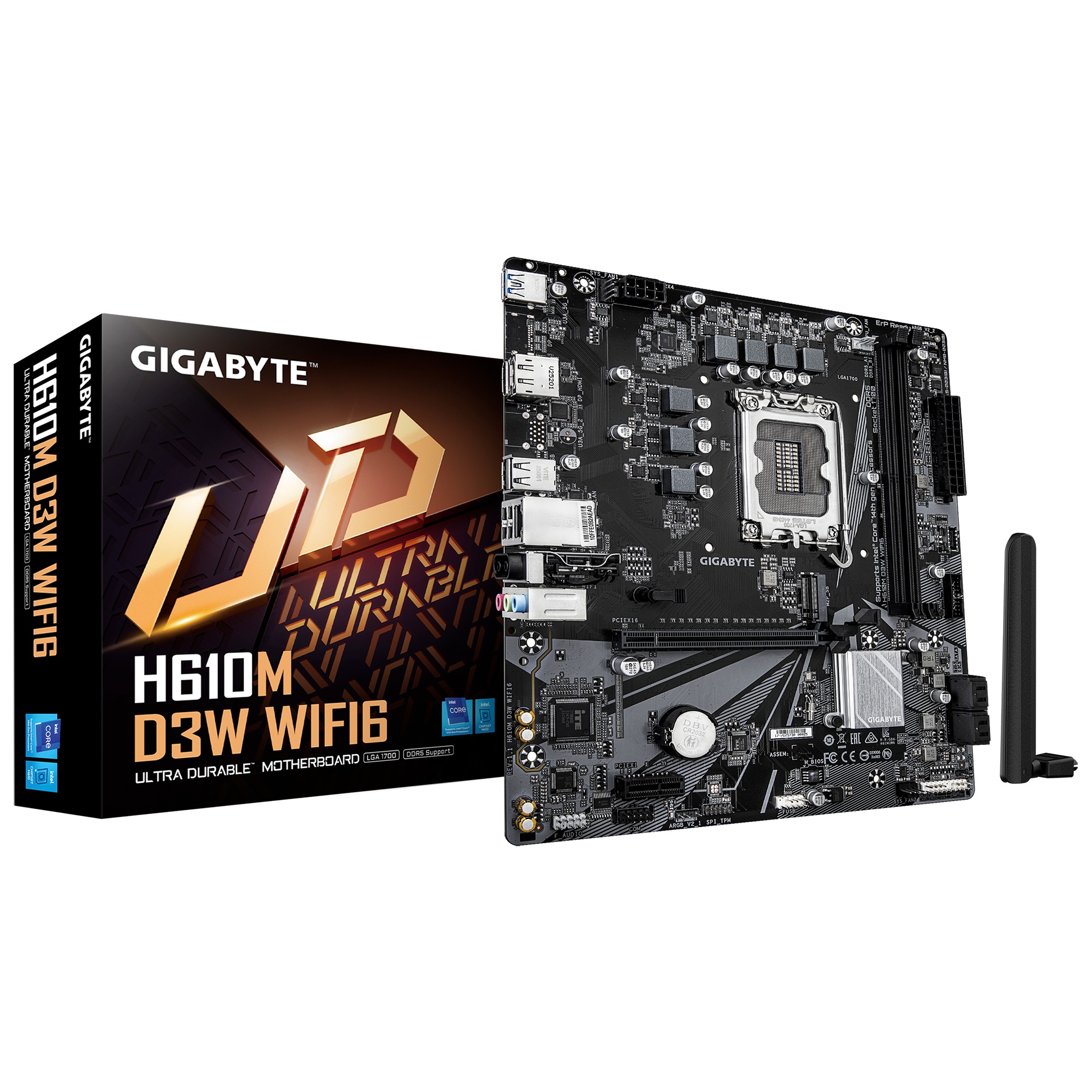 GIGABYTE H610M D3W WIFI6/LGA 1700/mATX Gigabyte