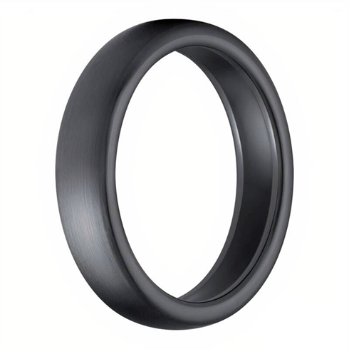 CARNEO PAY RING BRUSHED payment ring s brúseným povrchom čierny, v.8 8588010359216 Carneo
