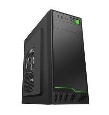 EUROCASE skříň ML N6-500B, Midi Tower, 1xUSB-C, 2xUSB 3.0, 2x audio, bez zdroje ML N6-500B USB-C Eurocase