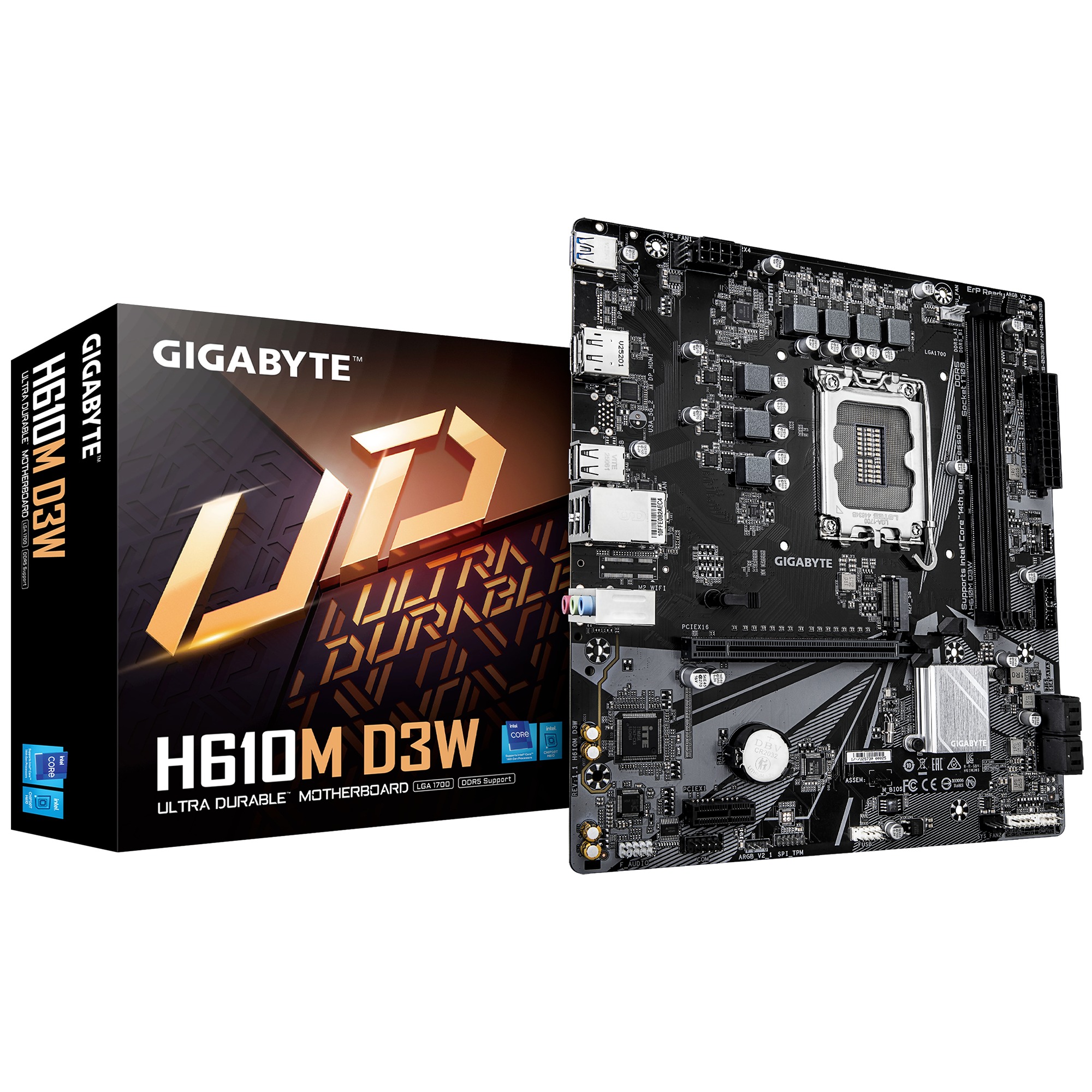GIGABYTE H610M D3W/LGA 1700/mATX Gigabyte