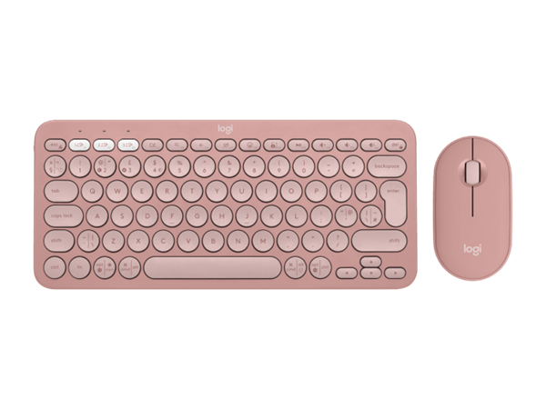 Logitech Logitech® Pebble 2 Combo - TONAL ROSE - US INT'L - 2.4GHZ/BT - N/A - INTNL-973 - UNIVERSAL 920-012241