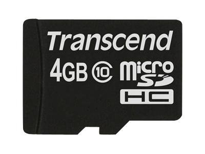 Karta TRANSCEND MicroSDHC 4 GB triedy 10, bez adaptéra TS4GUSDC10 Transcend