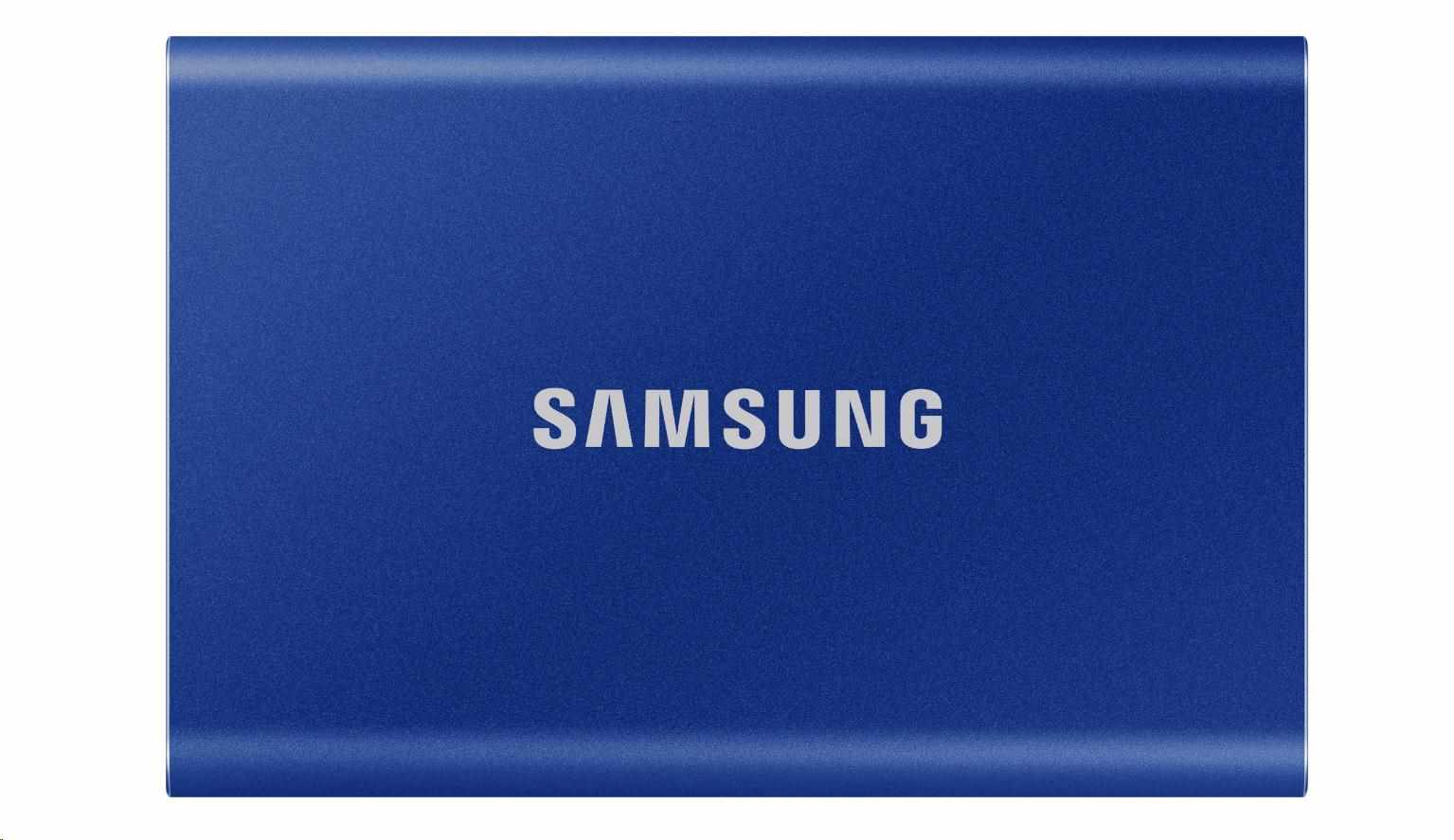 Externý disk SSD Samsung - 2 TB - modrý MU-PC2T0H-WW