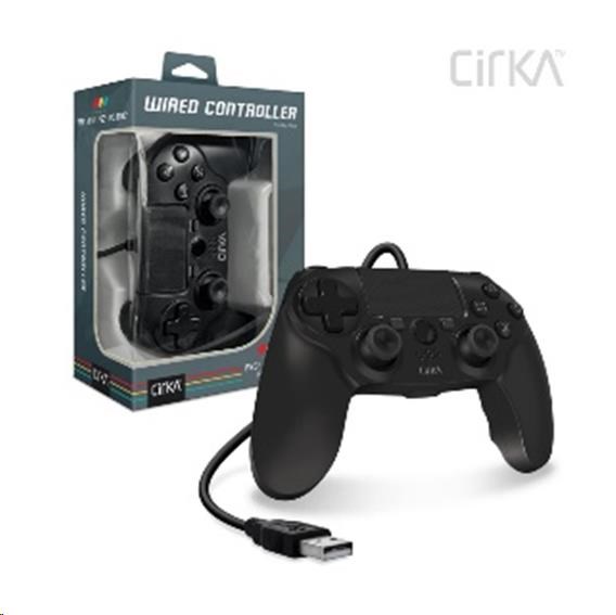 Cirka NuForce Wired Game Controller for PS4/PC/Mac (Black) M07527-BK NoName