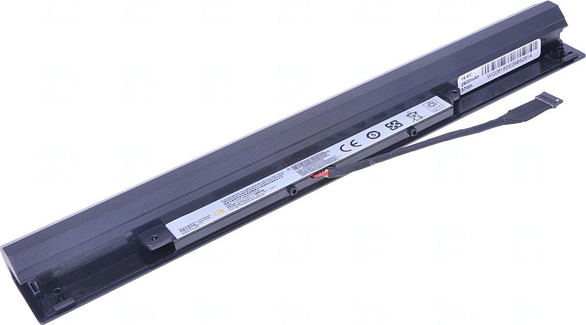 Batéria T6 Power Lenovo IdeaPad 300-14IBR, 300-14ISK, 300-15IBR, 300-15ISK, 2600mAh, 37Wh, 4cell NBIB0136 T6 power