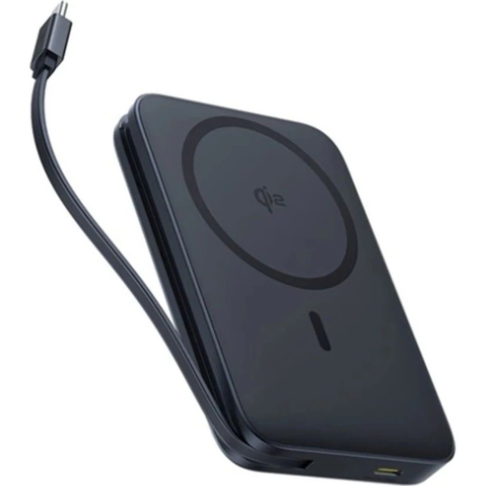 Baseus Powerbanka PicoGo Qi2 10000mAh 27W s káblom USB-C čierna 6932172679293 NoName