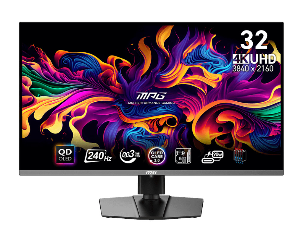 MSI MPG/321URX/31,5''/QD-OLED/4K UHD/240Hz/0,03ms/Čierna/3R MPG 321URX QD-OLED