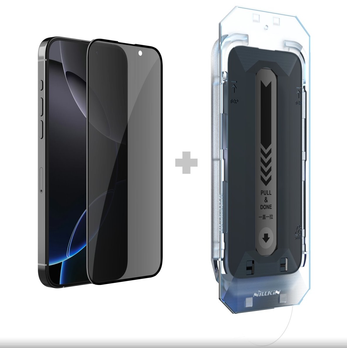 Nillkin Tvrdené Sklo 0.25mm Guardian 2.5D pre Apple iPhone 16 Pro Max Black 6902048287846
