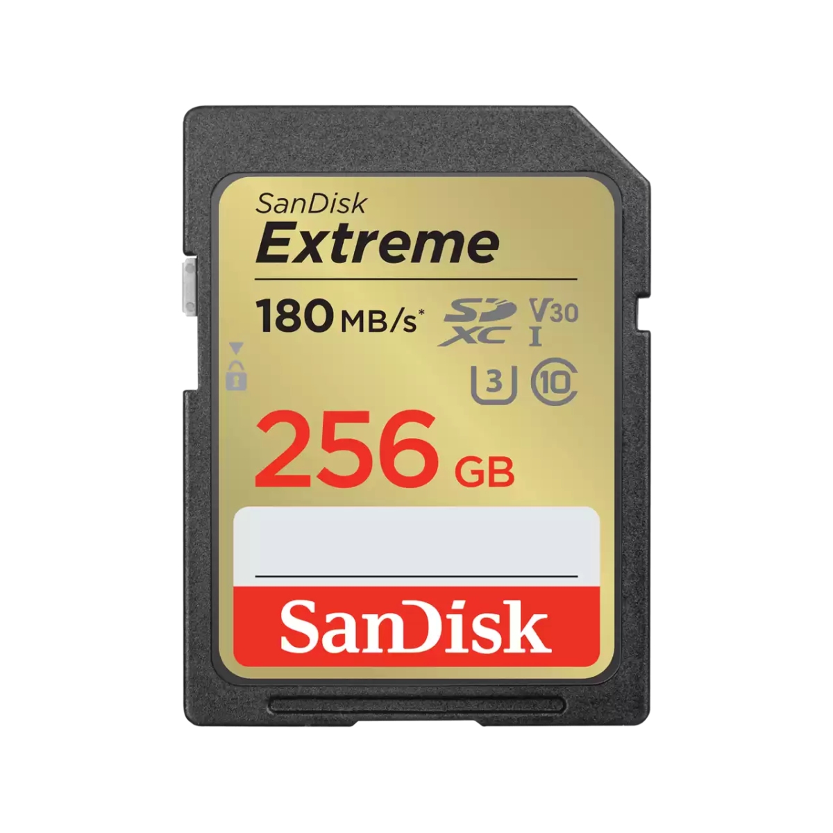 SanDisk Extreme SDXC 256GB 180MB/s V30 UHS-I U3 SDSDXVV-256G-GNCIN