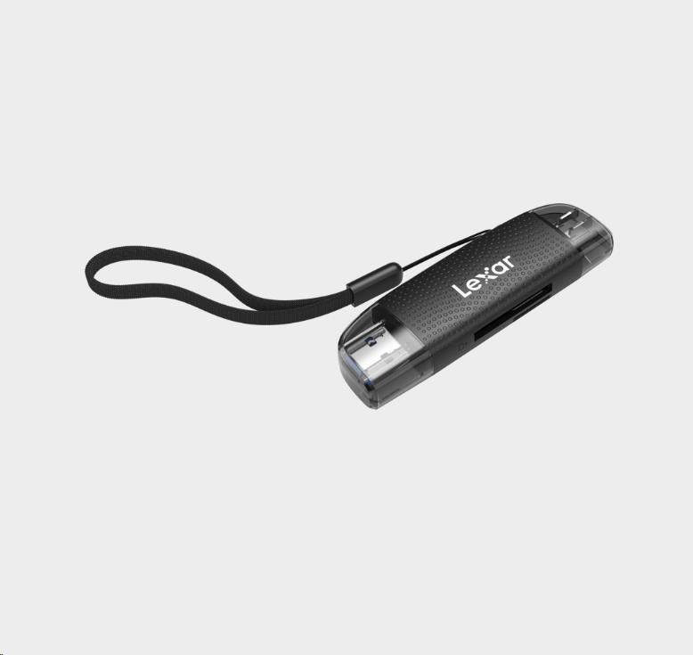 Lexar Cardreader Dual Slot USB-A/C (LRW310X) Supports microSD and SD cards (USB 3.1) LRW310X-BNBNG