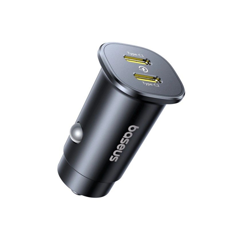 Baseus GoTrip Nabíjačka do Autá 2x USB-C 30W Cosmic Black 6932172687243 NoName