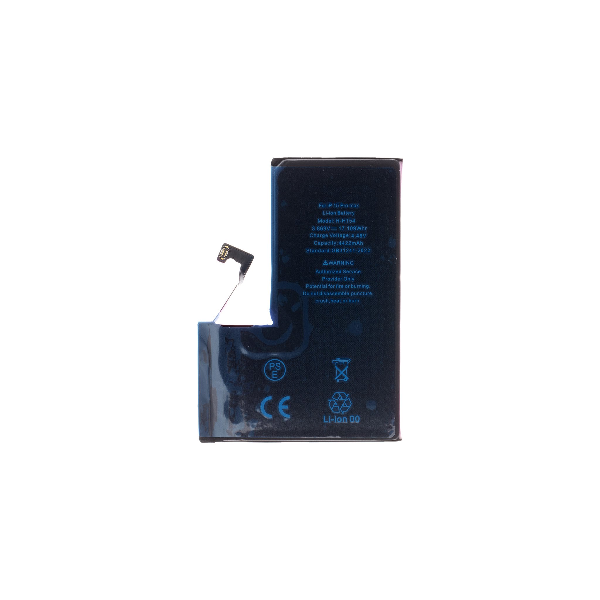 Batéria pre iPhone 15 Pro Max 4422mAh Li-Ion Resetted (Bulk) 8596311279843 NoName