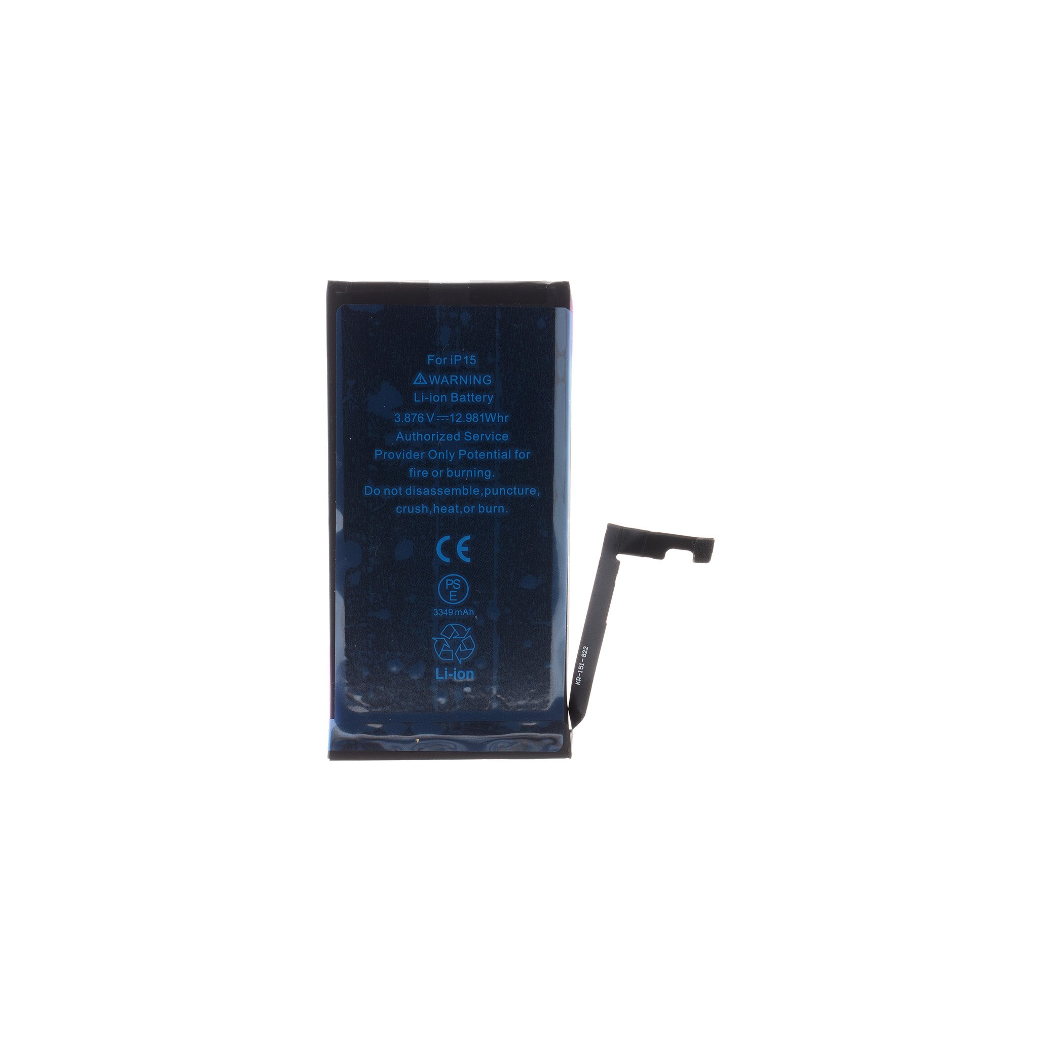 Batéria pre iPhone 15 3349mAh Li-Ion Resetted (Bulk) 8596311279812 NoName