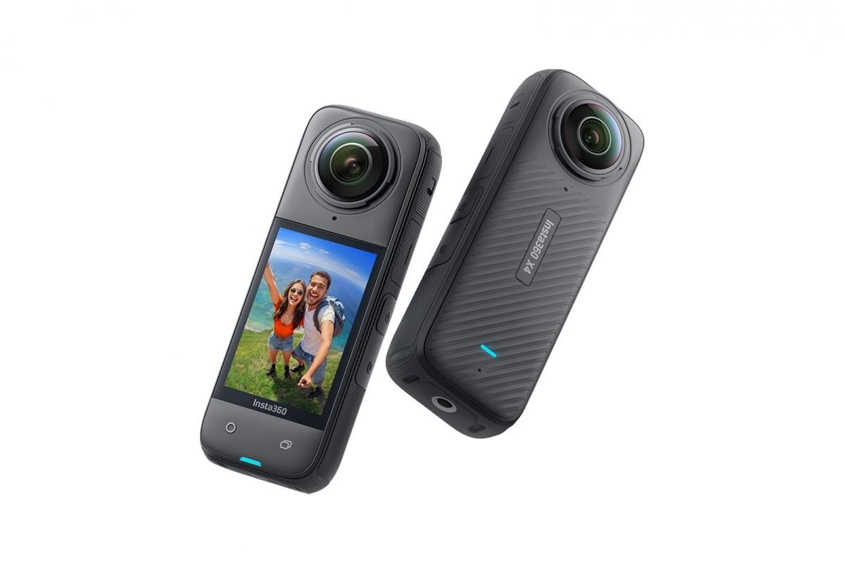 Insta360 X4 akční kamera, 8K / 30 fps, 4K/ až 100 fps, 6osý gyroskop, 360° záběr, Active HDR, vodotěsná INST740