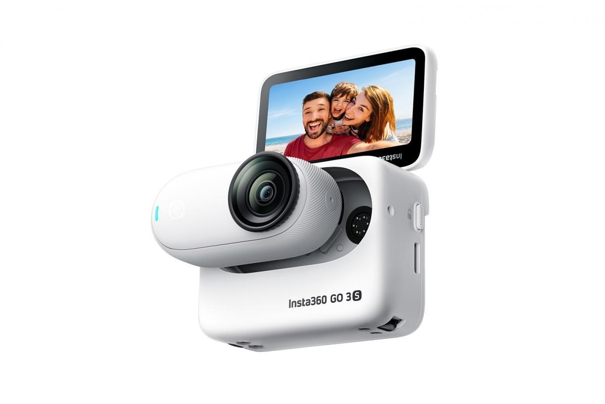 Insta360 GO 3S - 64GB miniaturní magnetická akční kamera, bílá INST485