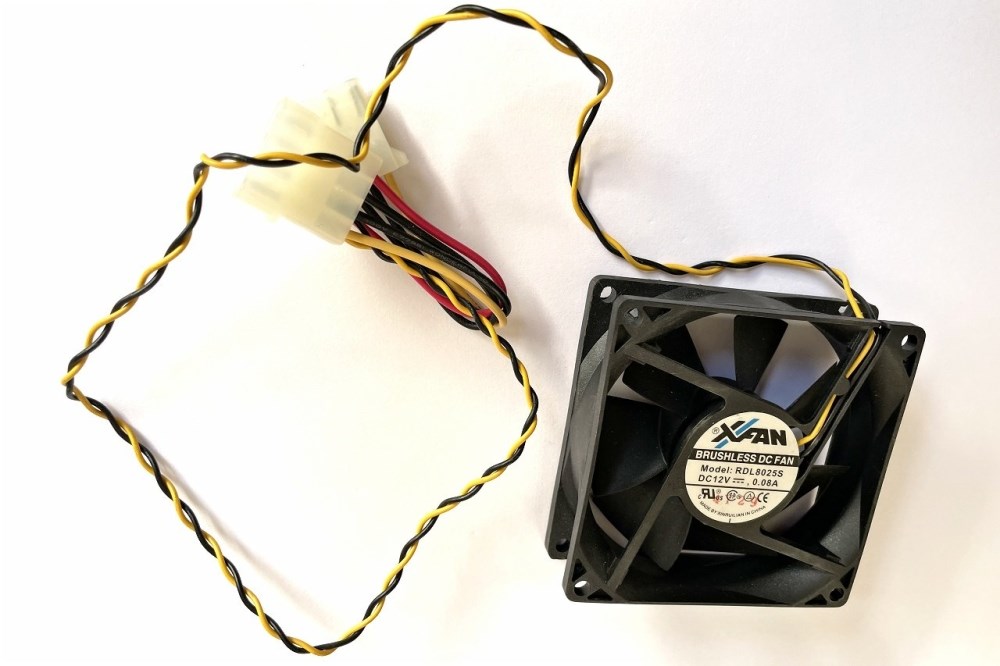 EUROCASE ventilátor 80mm, 12V/0,08A (molex) 841451901075 Eurocase