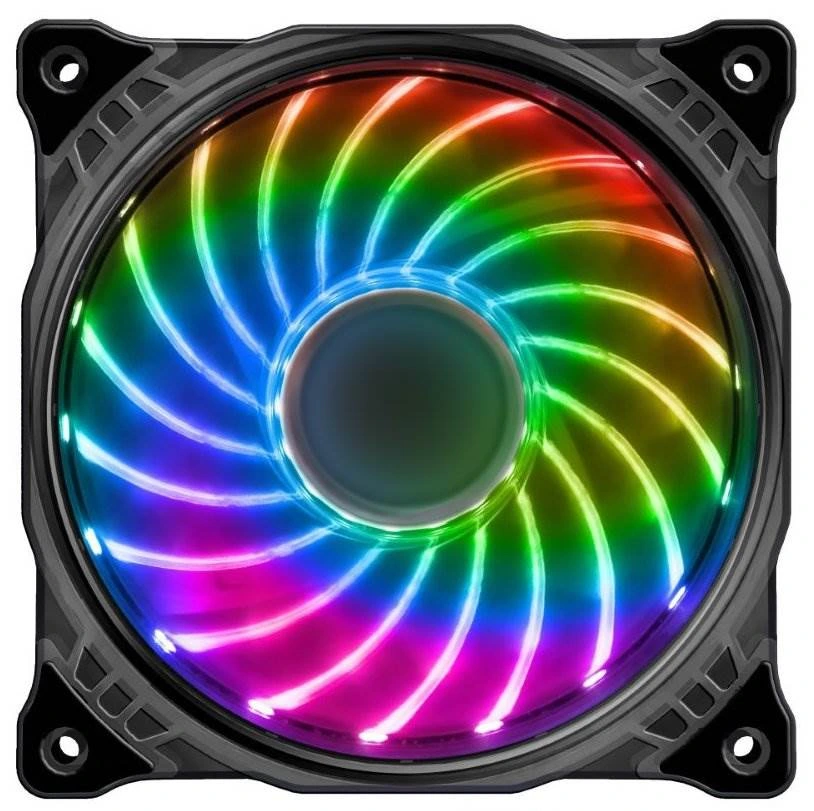 EUROCASE ventilátor RGB 120mm (FullControl spot Led) VEN-LED-18Ledsfc Eurocase