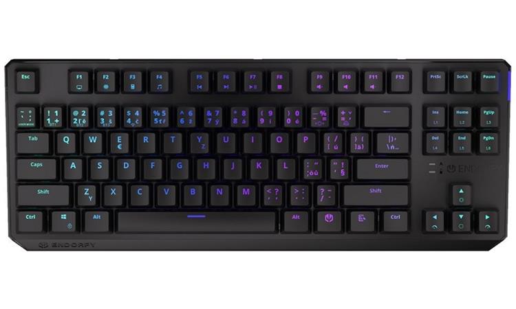 Endorfy herní klávesnice Thock TKL Wireless Black/USB/ Kaihl black/ černá / bezdrátová / US layout / mechanická / EY5C006