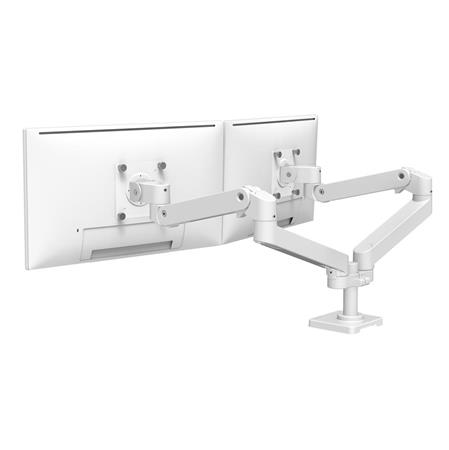 ERGOTRON LX Pro Dual Side-by-Side Arm , stolní dvouramenný držák pro 2 monitry, bílá 45-686-290 Ergotron